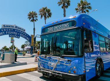 Santa Monica’s Big Blue Bus is Big on Going Green