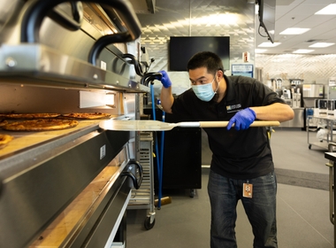 Delivering Joy With Pizzas, Hamburger Patties