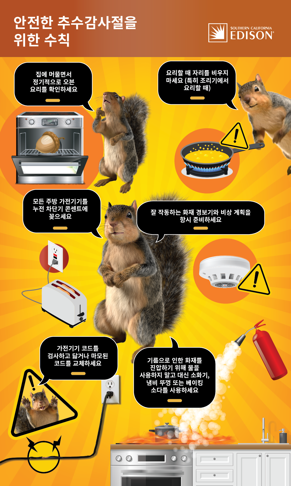 Best Practices for a Safe Thanksgiving - Korean