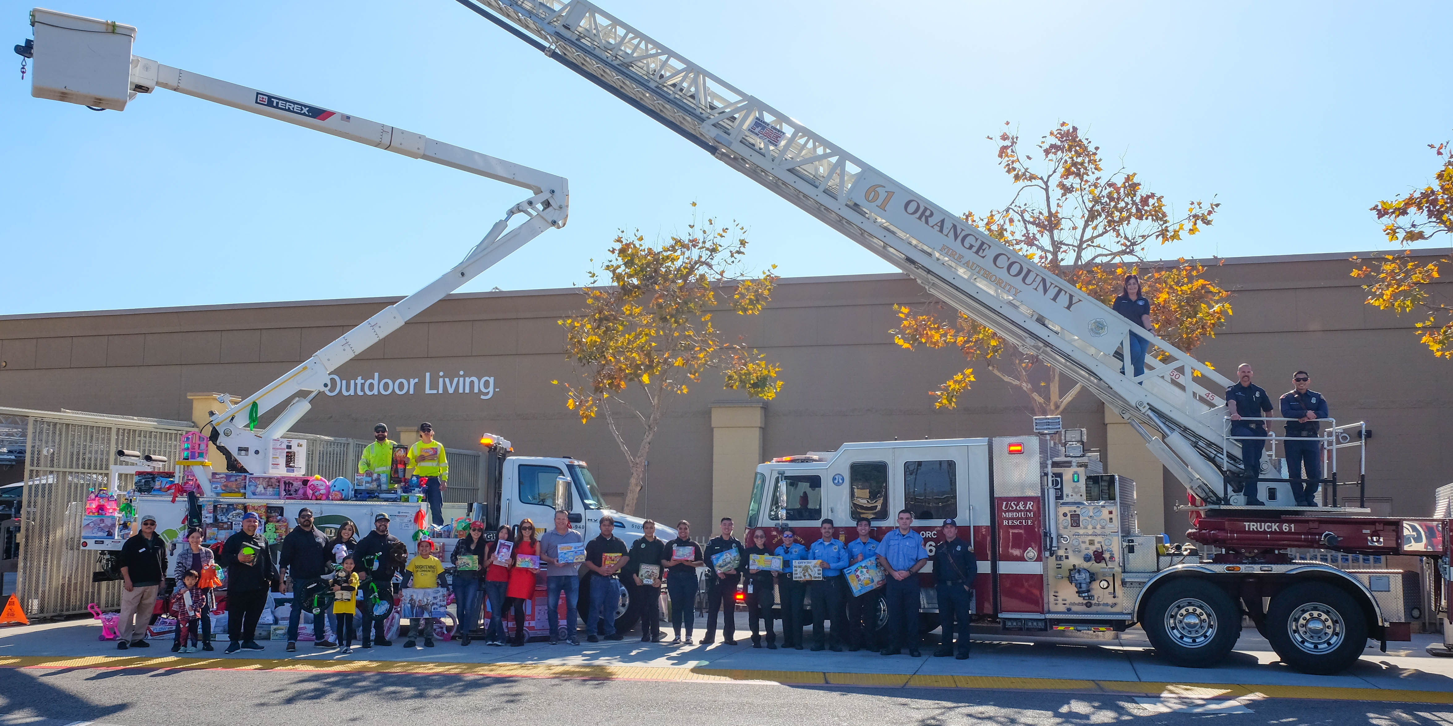 The Orange County Fire Authority is also accepting monetary donations to buy even more gifts.