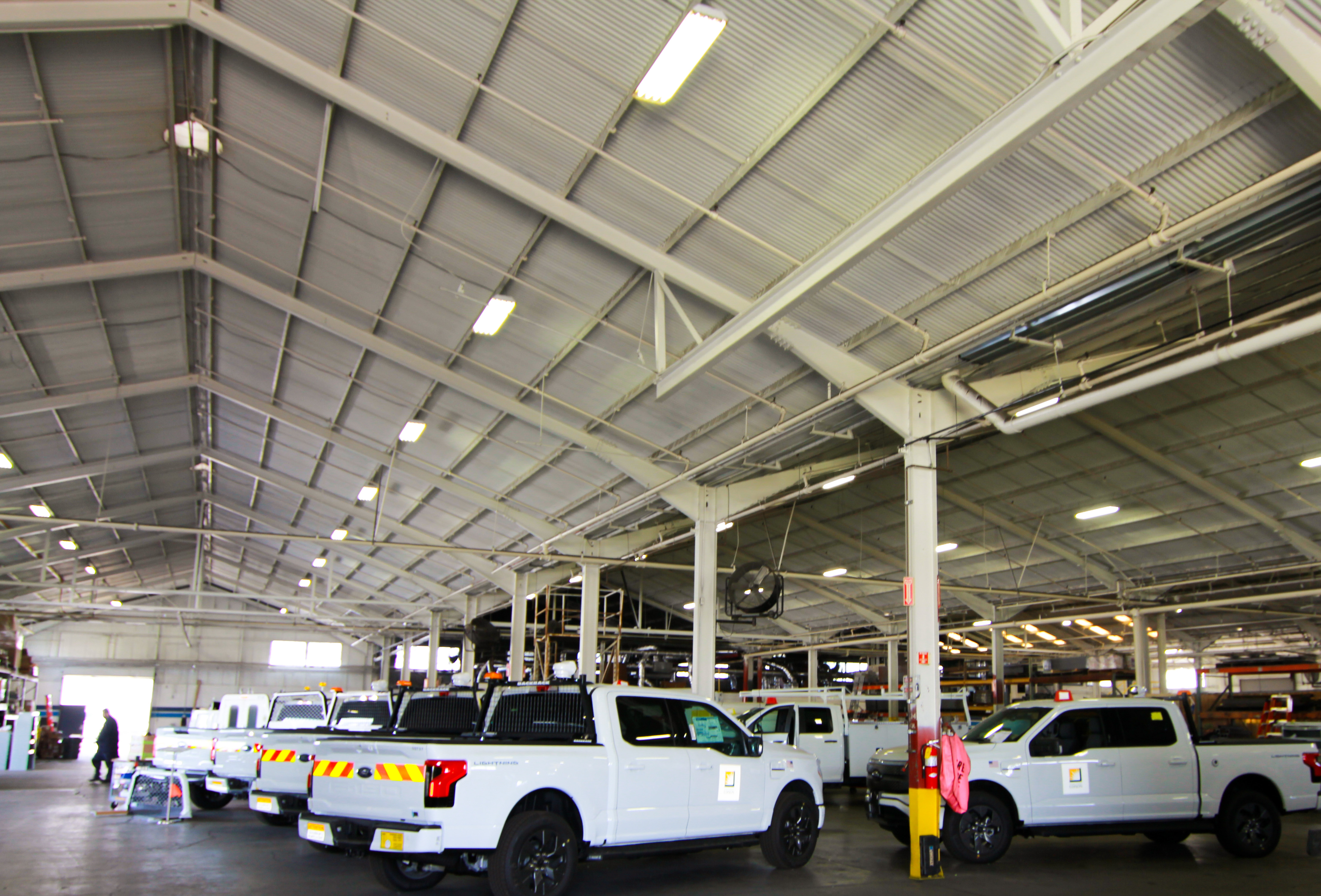 Five hundred new "upfitted" electric Ford and Chevy pickups will soon be in SCE's fleet.