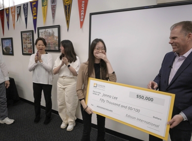 STEM Student Makes Waves as Edison Scholar