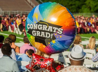 Toss the Graduation Caps, but Not the Metallic Balloons