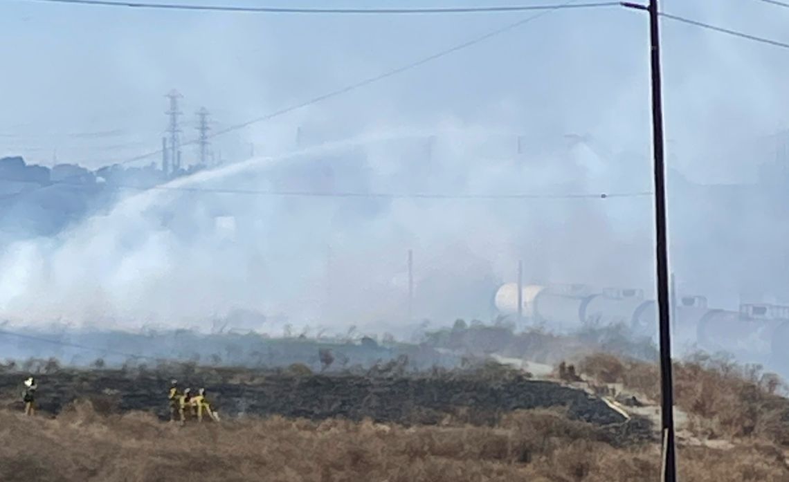 Using general knowledge of fire activity, SCE’s Sam Murphy created a fire break that held until firefighters took over.