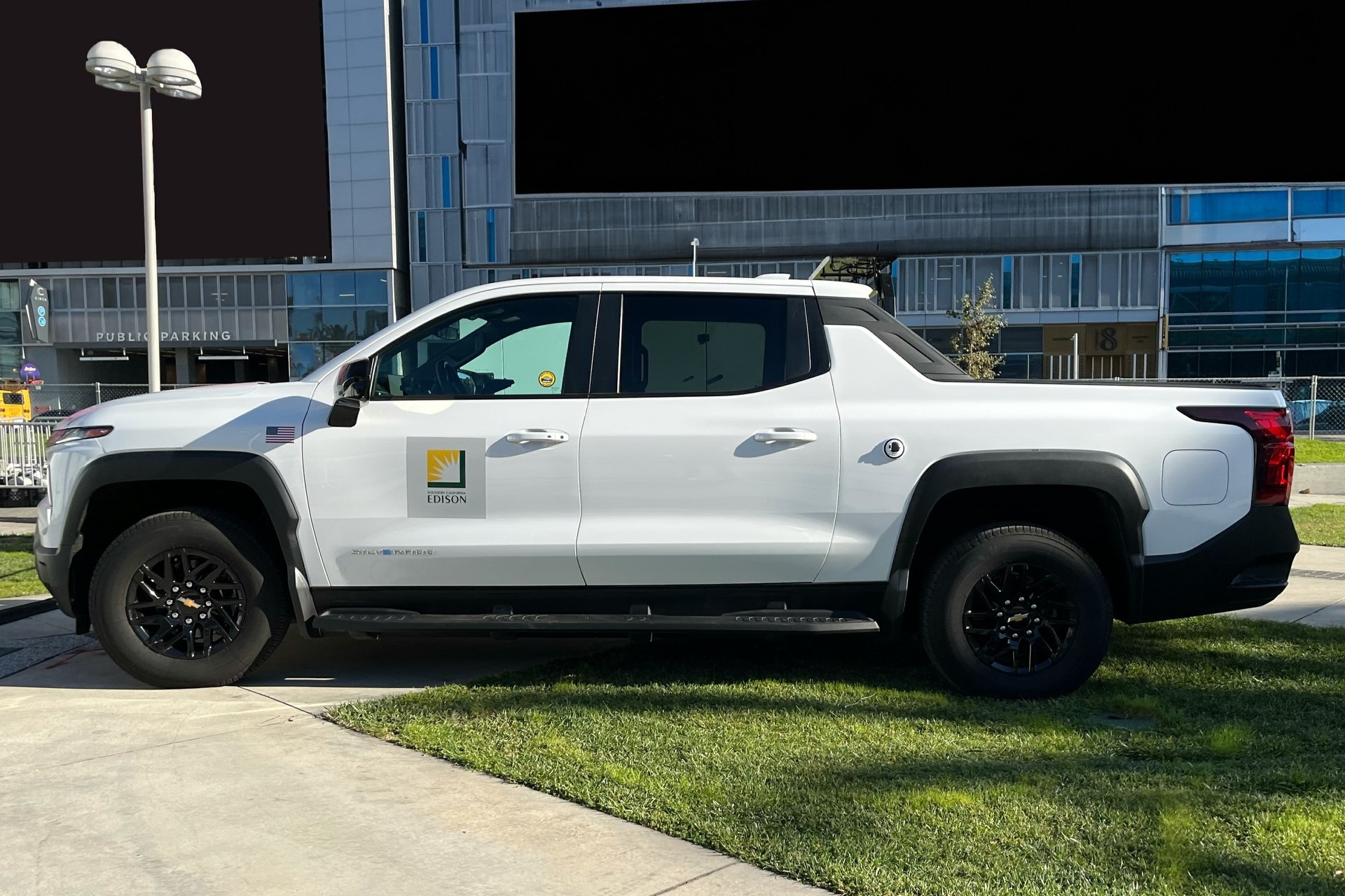 SCE has begun electrifying its fleet using the Chevy Silverado and Ford Lightning.