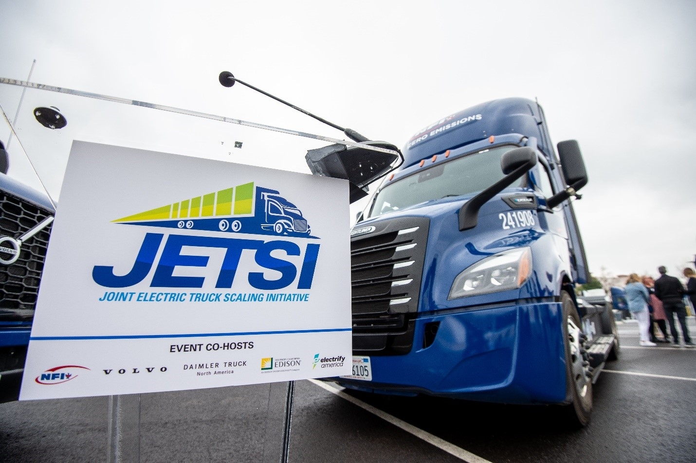 JETSI partners announced a newly energized electric charging depot in Ontario, California. 