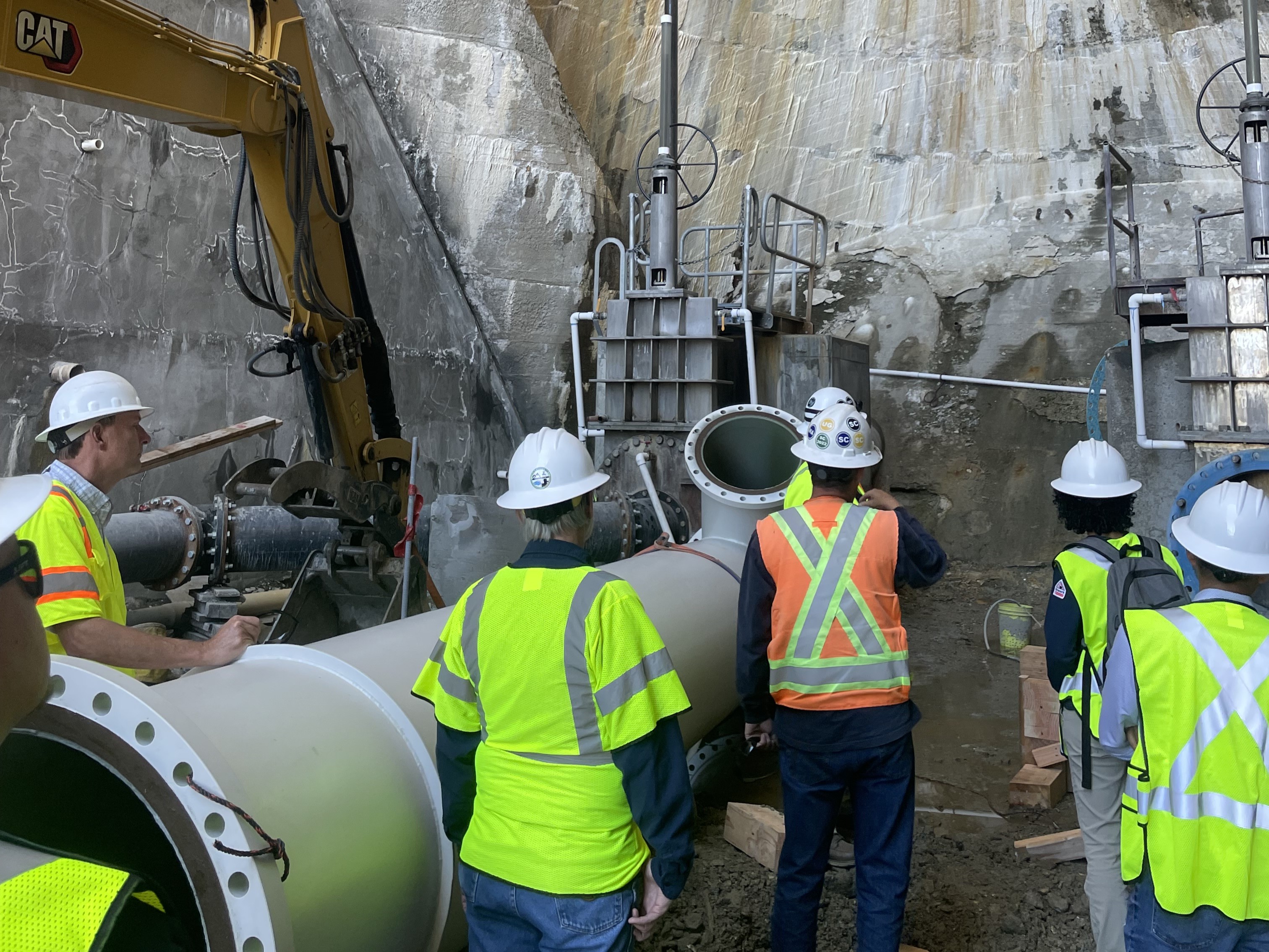 Ho joined the Big Creek Generation team for the installation of new water functionality and resiliency measures at the Florence Dam. 
