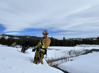 Volunteer Firefighters Protect Bishop