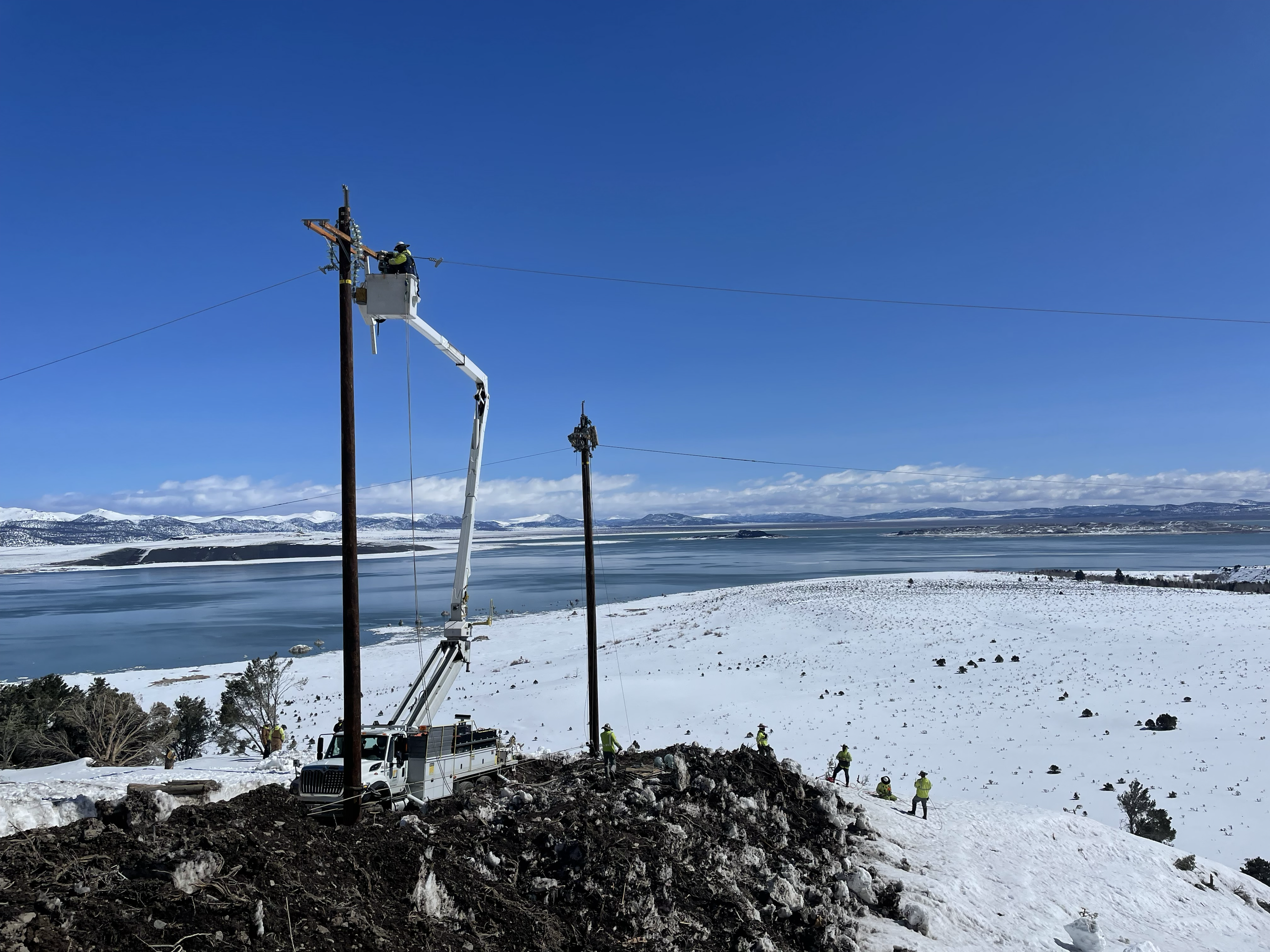 The late winter storm is expected to bring several inches of snow to the mountain communities. 