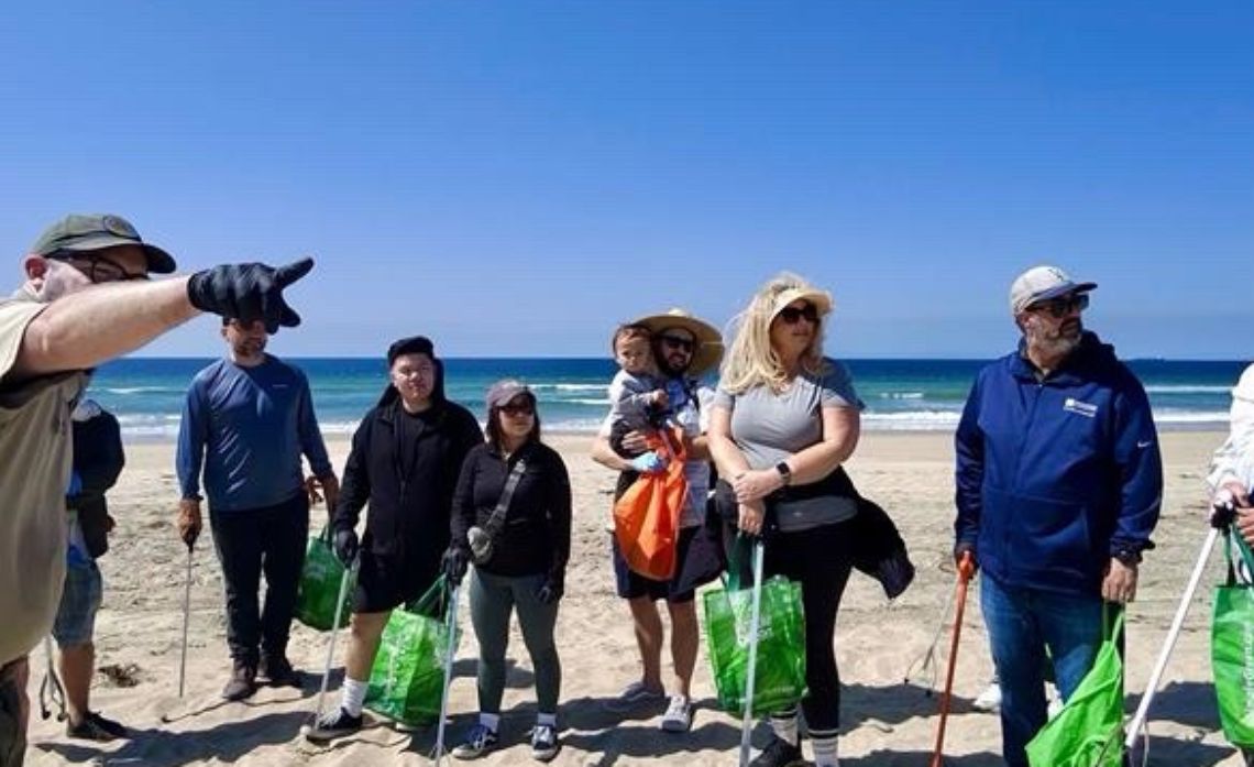Volunteers also worked alongside California State Parks staff to help protect the coastline and nearby marine habitats.
