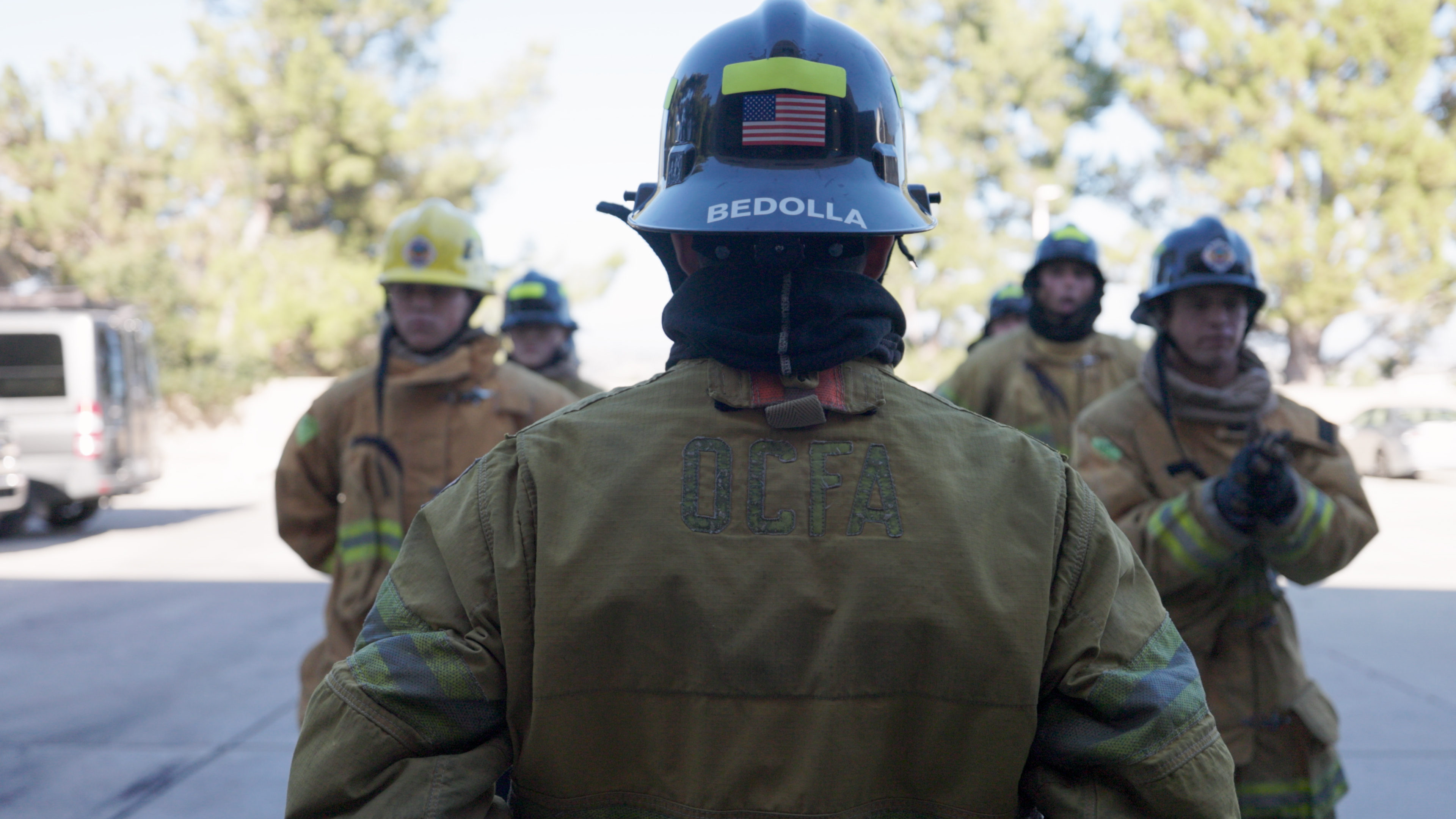 After overcoming cancer, Bedolla has dedicated his time to assisting with cadet training. 