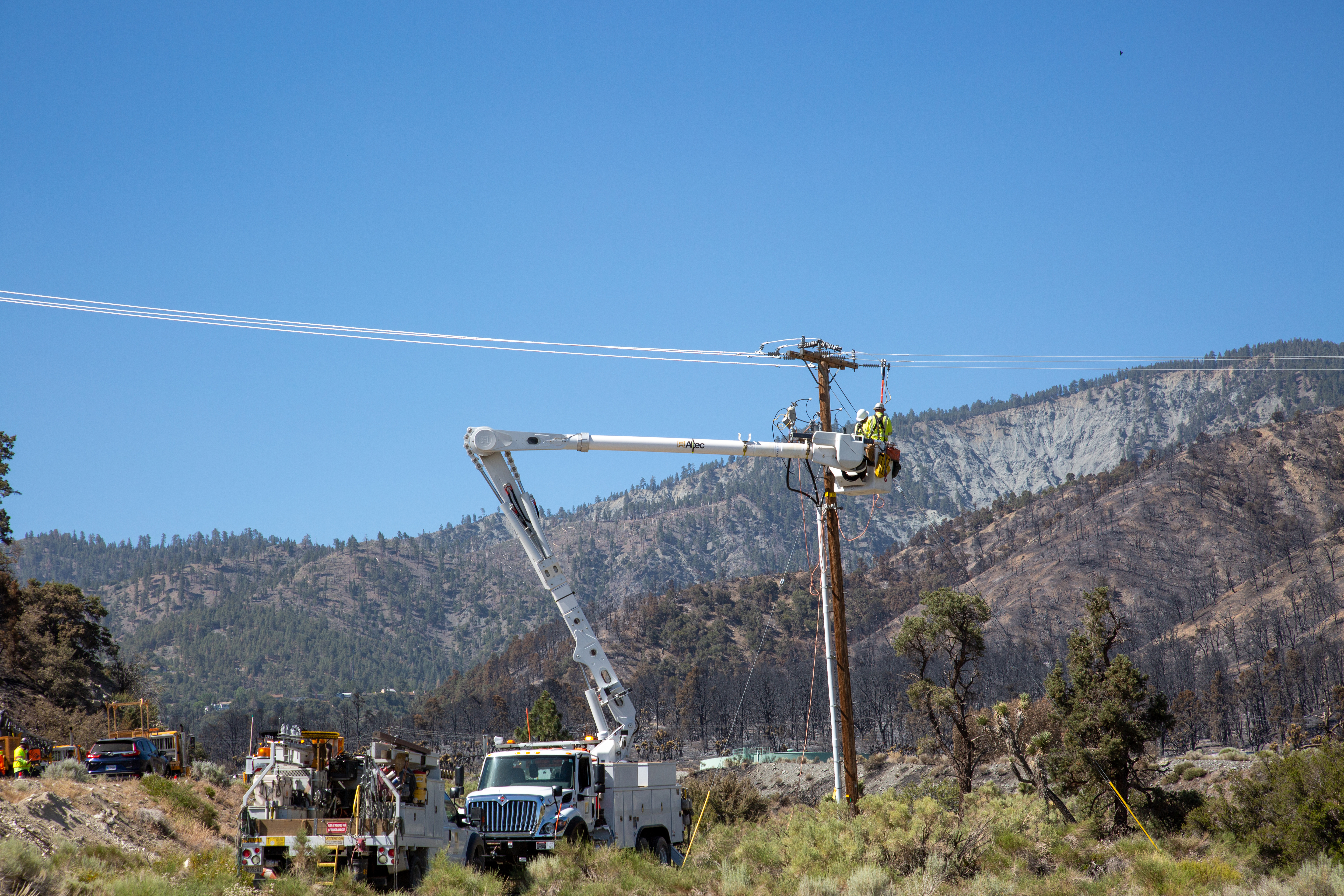 Troublemen determine which repairs they can address on the spot and which require a crew.