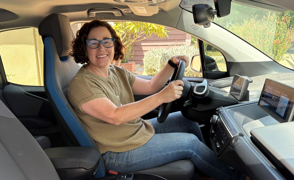 A quiet cabin and smooth ride sealed the deal for Arellanes, who now enjoys the perks of EV commuting across Southern California.
