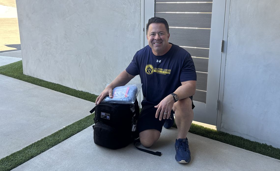 Emergency physician Dr. William Dodge spearheads efforts to recruit volunteer physicians for disaster preparedness and provide them with their own field medical kits.