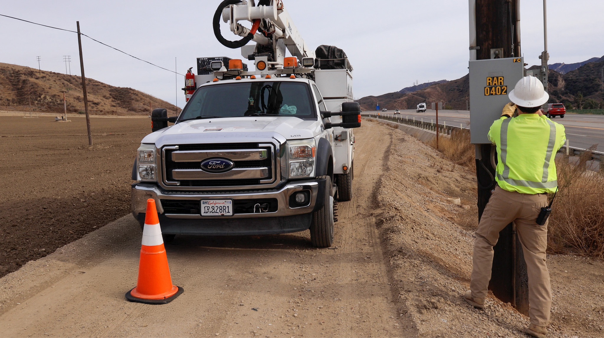 Crews rely on calls with system operators to help them safely turn power on and off from the field.