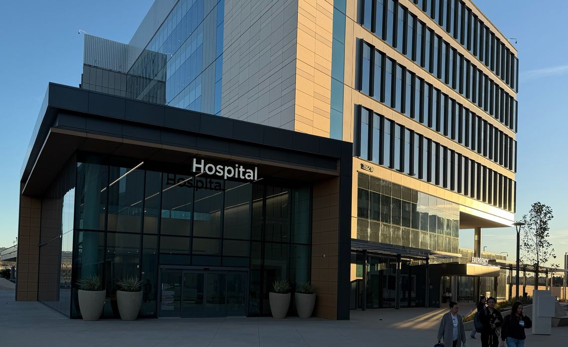 Care teams move through thoughtfully designed spaces at UCI Health’s all‑electric hospital in Irvine.