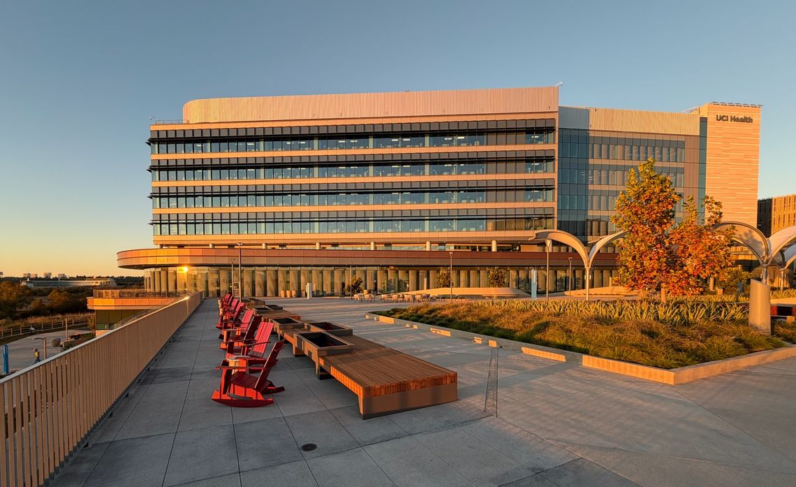 UCI Health’s all‑electric hospital in Irvine is designed to use less energy while creating a welcoming environment.