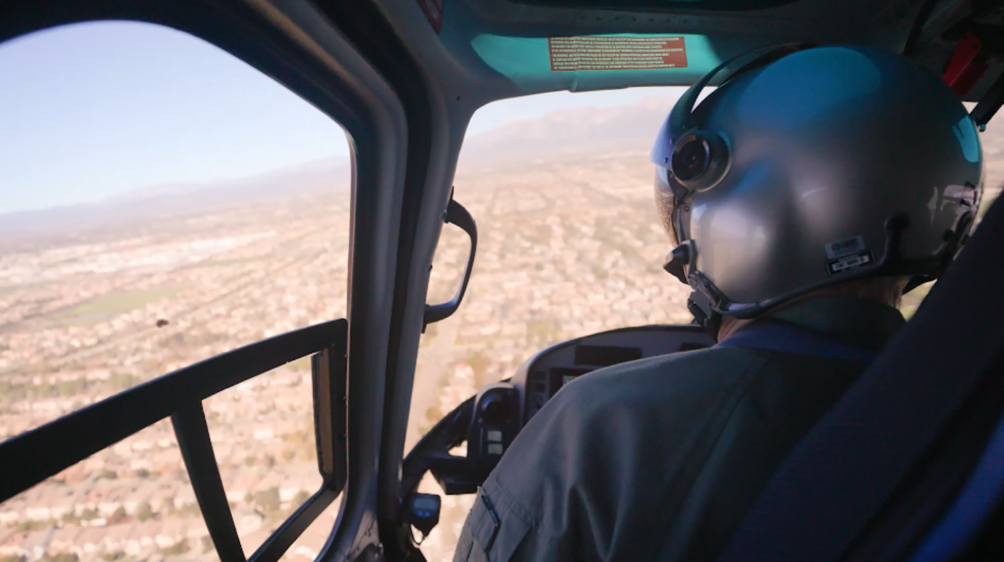 From the cockpit, SCE pilots help capture millions of data points that identify potential wildfire risks before they become real‑world problems.