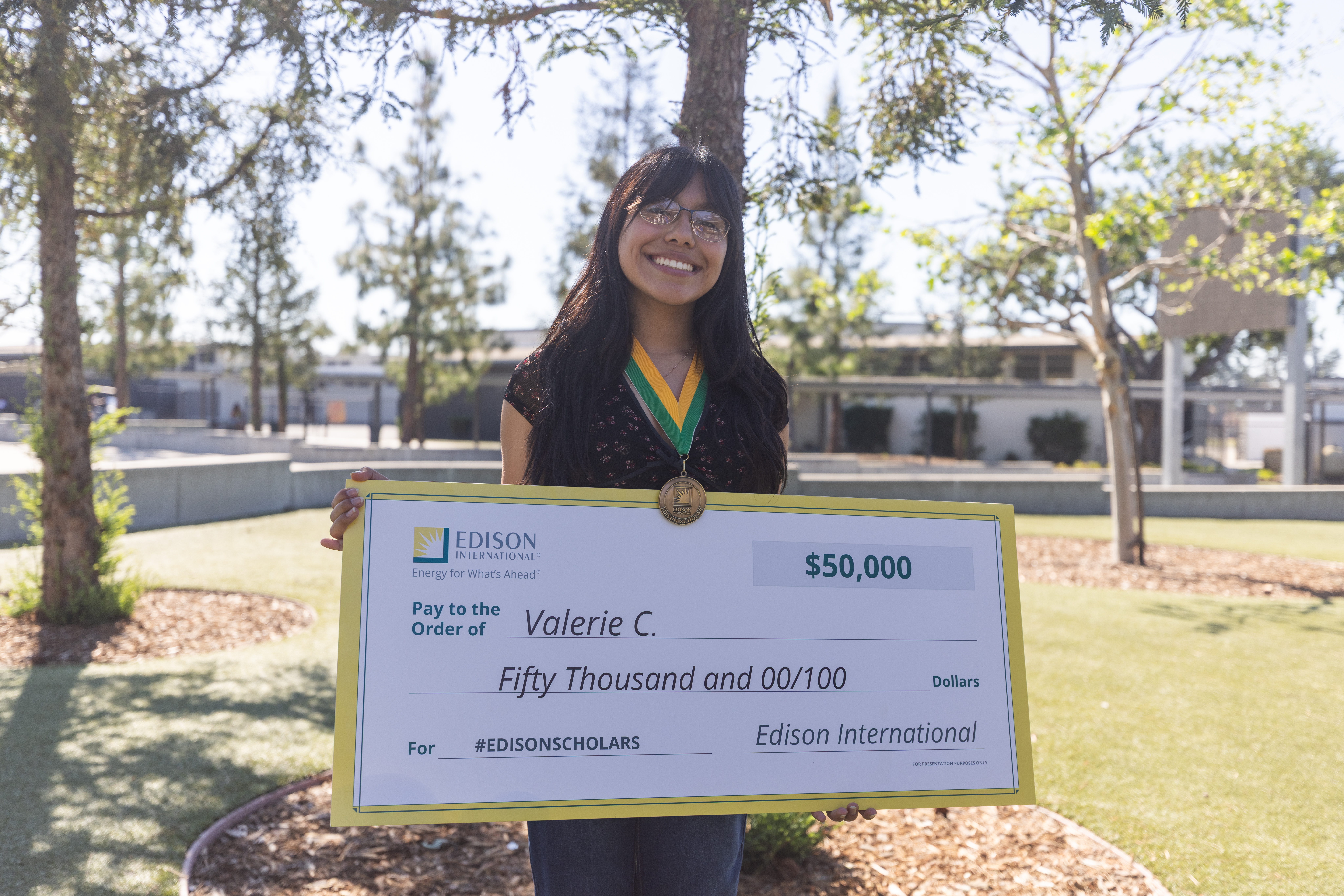 Edison Scholar recipient Valerie plans to pursue a degree in  astronautical engineering.