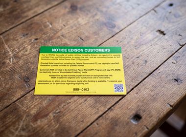 Don’t Fall for Look-alike SCE Flyers