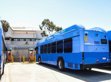 The Big Blue Bus Goes Green