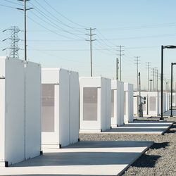Battery units at SCE's Mira Loma Battery Energy Storage Facility are used to send stored energy back to the grid when customers need it most. 