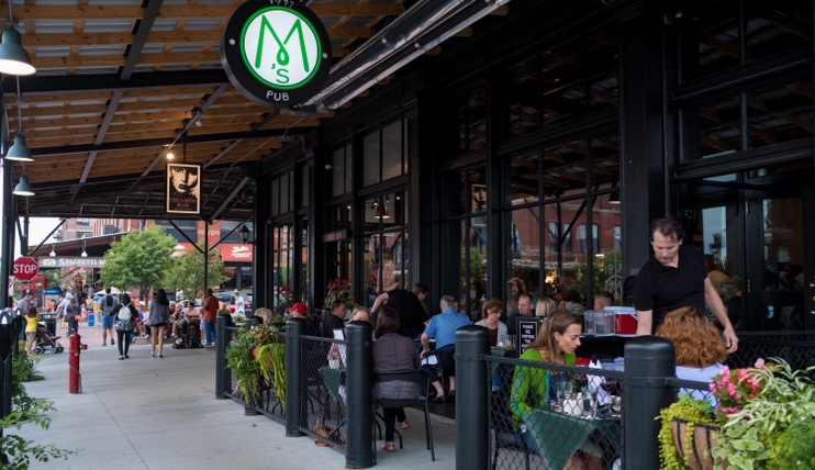 M's Pub in the Old Market Entertainment District