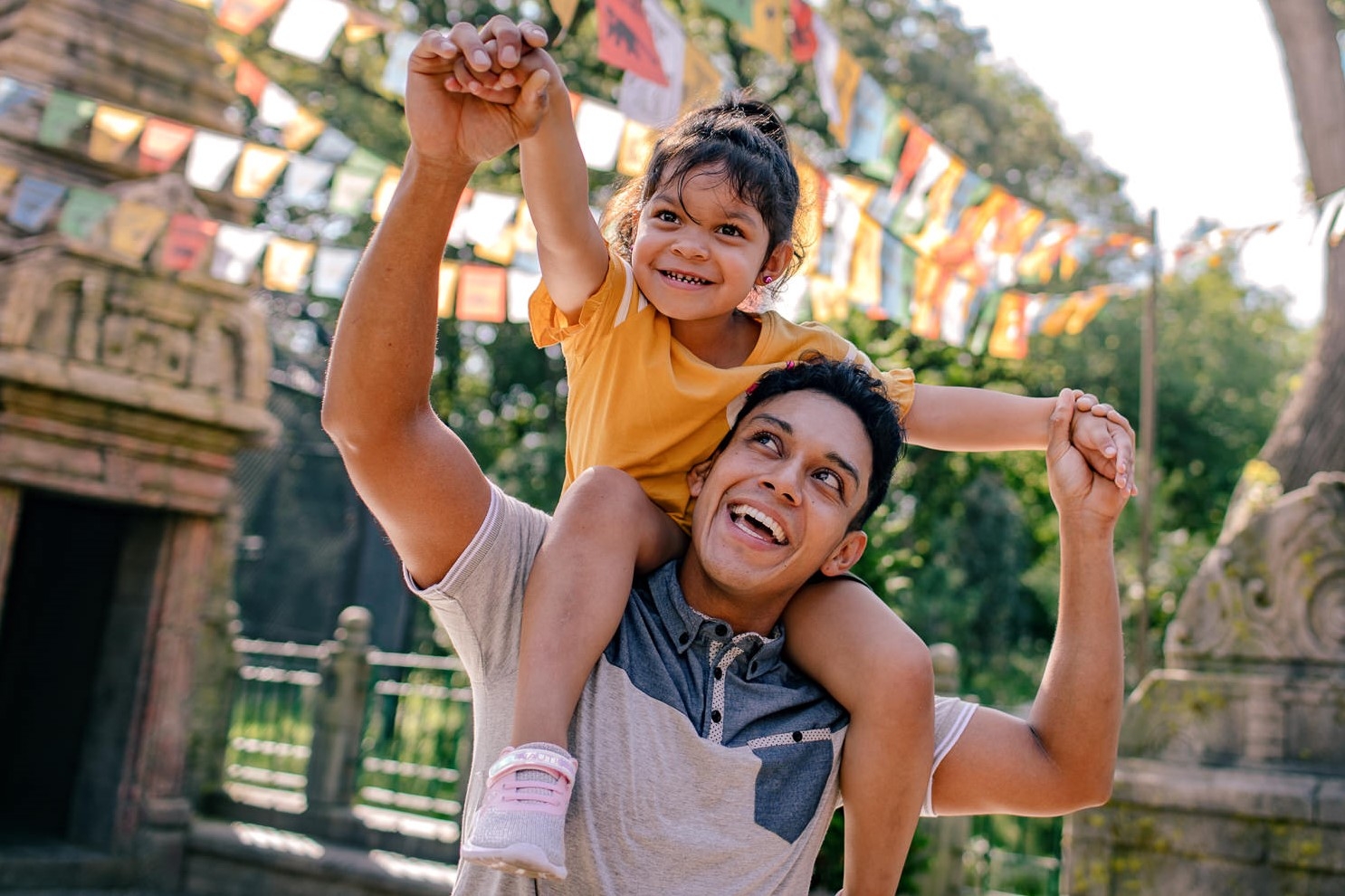 Dad and Daughter Asia Highlands
