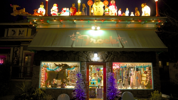 Holiday Display at Frock Boutique