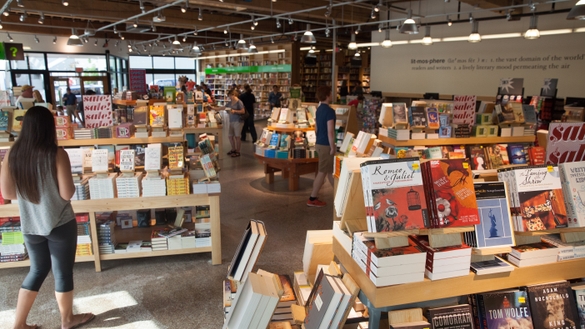 Inside of Powell's City of Books
