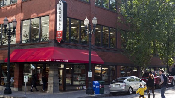 Outside of Powell's City of Books
