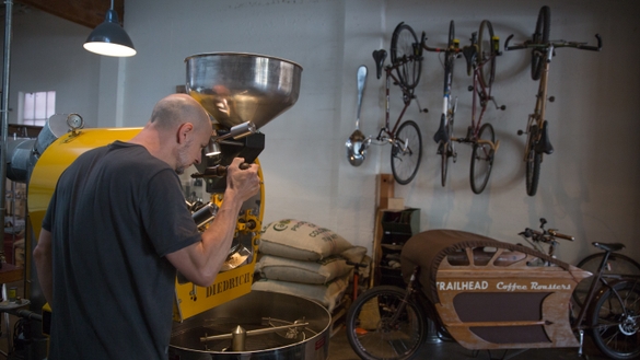 Roasting Coffee for Trailhead Coffee