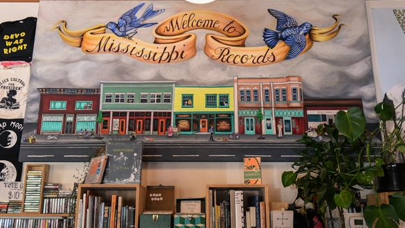 Mural at Mississippi Records