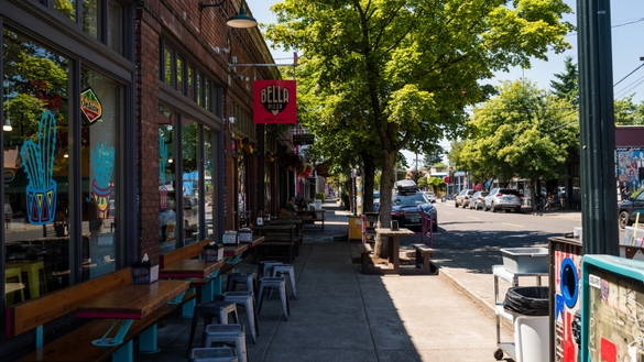 Bella Pizza in the Alberta Arts District