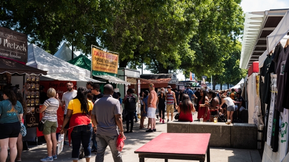 Food Vendors at the Portland Saturday Market