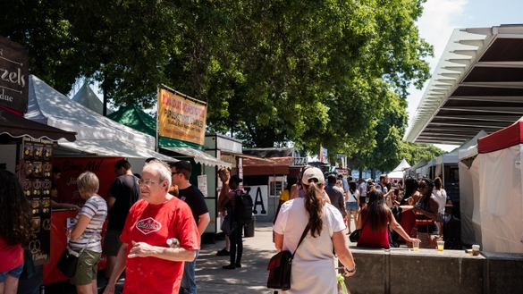Food Vendors at the Portland Saturday Market