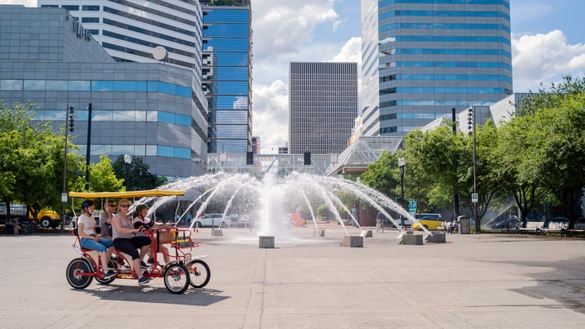 Salmon Street Springs Fountain