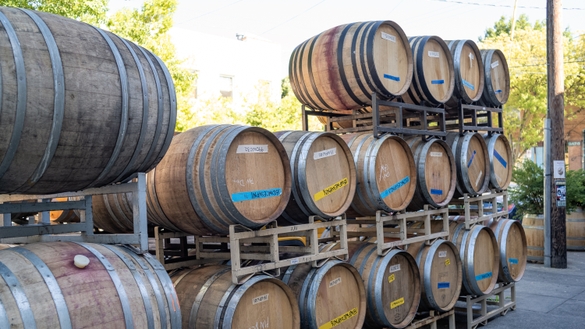 Barrels at SE Wine Collective