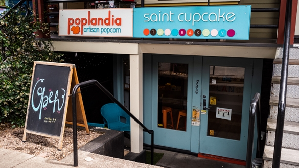 Saint Cupcake and Poplandia Artisan Popcorn