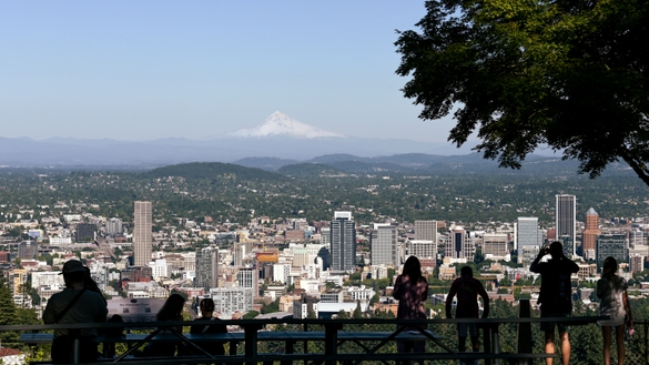 City Skyline and Mt. Hood