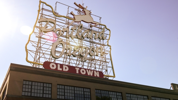 White Stag Sign