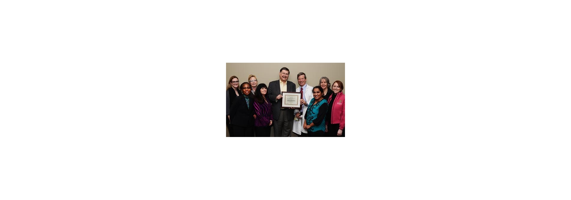 Highland Family Medicine Receives Award for Successfully Treating