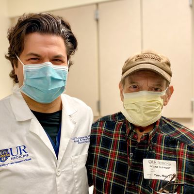 Far from Home for the Holidays, Oral Cancer Survivor Finds Family in Team at Wilmot Cancer Institute