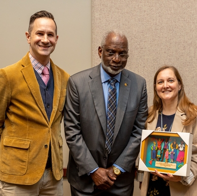 Andrew Cohen, PhD, Dr. David Satcher, Corey Nichols-Hadeed, JD