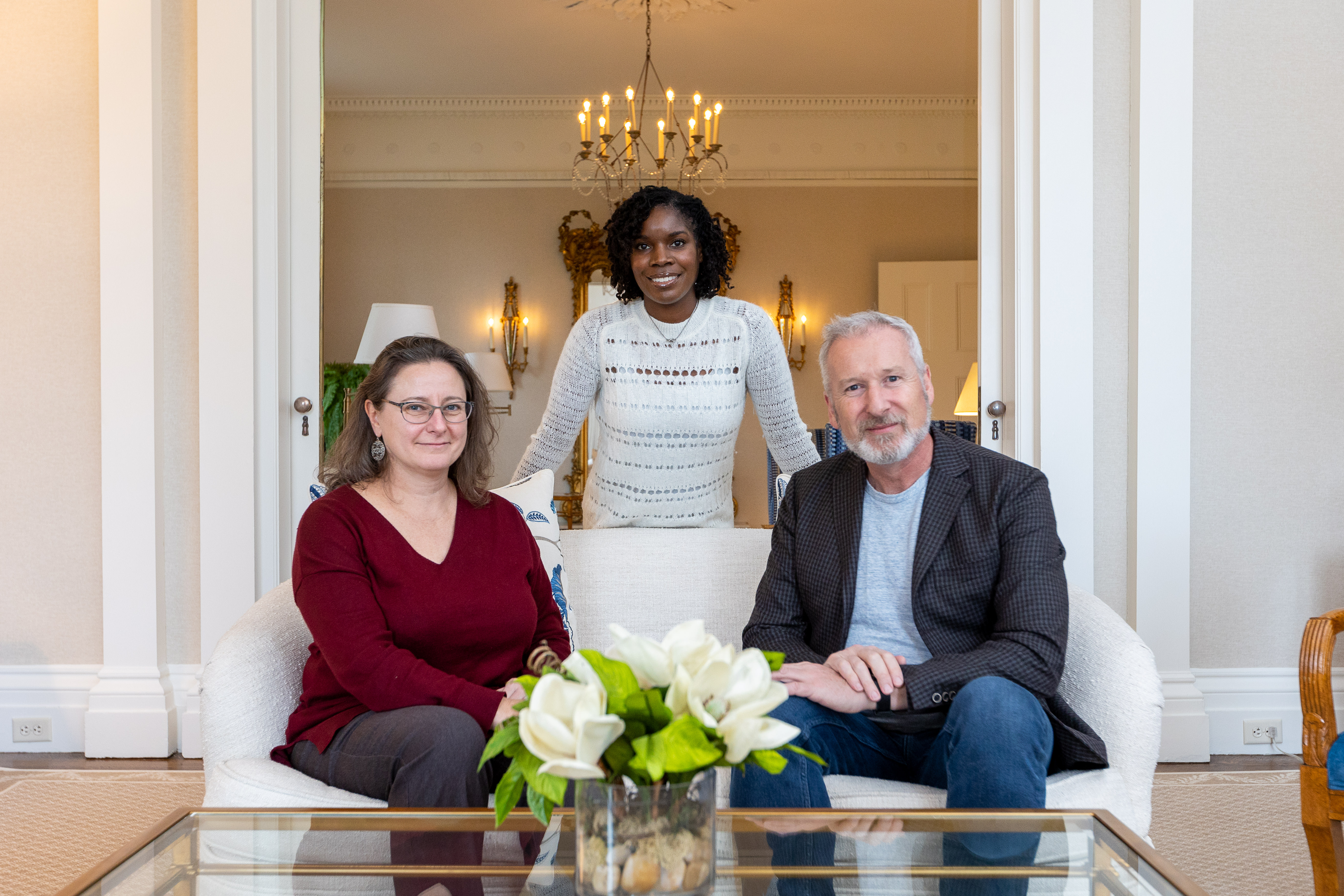 From left: Ania Majewska, PhD, co-director of the UR-IDDRC, Sherry Mentor, administrative director, UR-IDDRC, John Foxe, PhD, co-director of the URIDDRC.