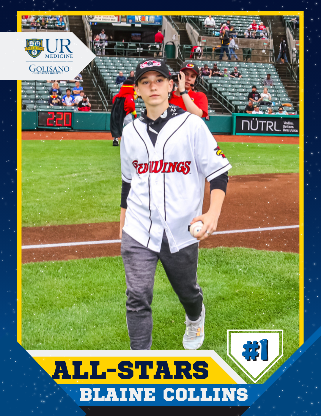  blaine collins baseball card