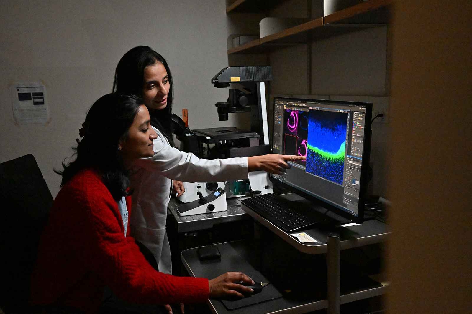 Researchers in the lab of Ruchira Singh at the University of Rochester Medical Center