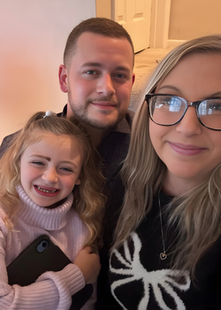 Amanda and Jeff Civiletti and their daughter Analia