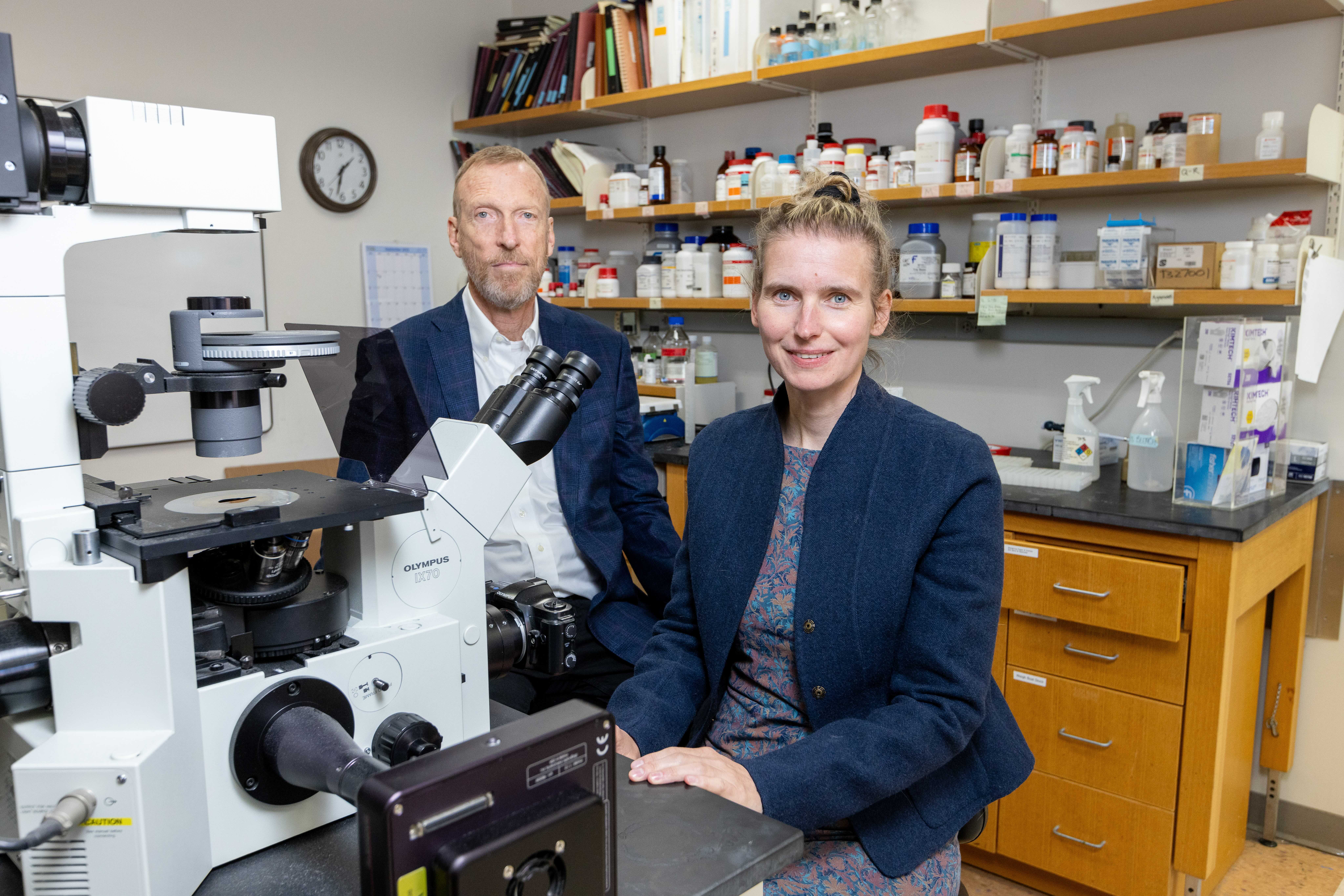 Neurologists Charles Thornton PhD and Johanna Hamel PhD