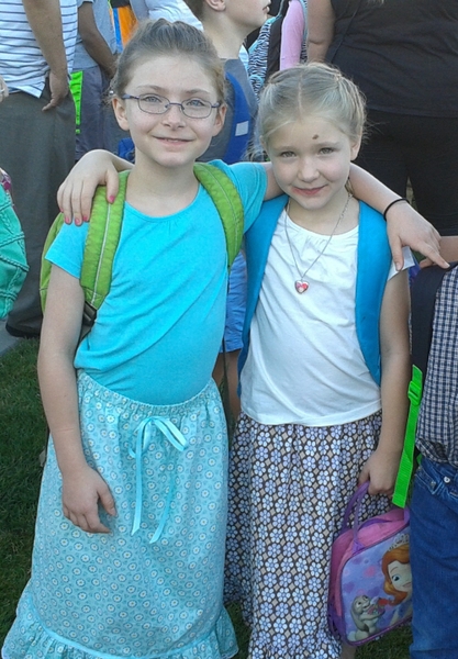 Sisters Elizabeth and Susannah Petersen, not long before they started participating in the ABCD Study.